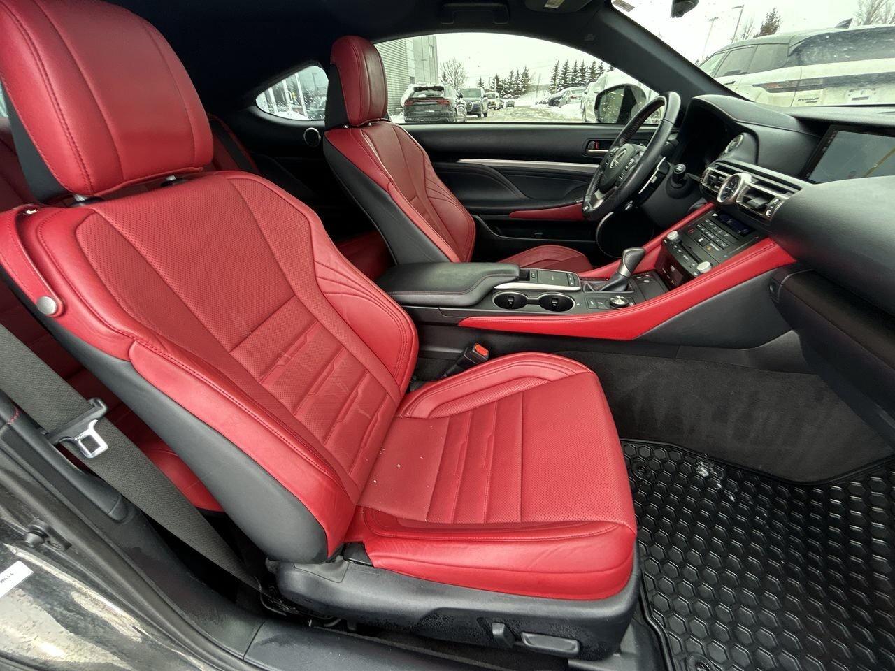 2019 Lexus RC 350 AWD 6A   Red Interior Photo