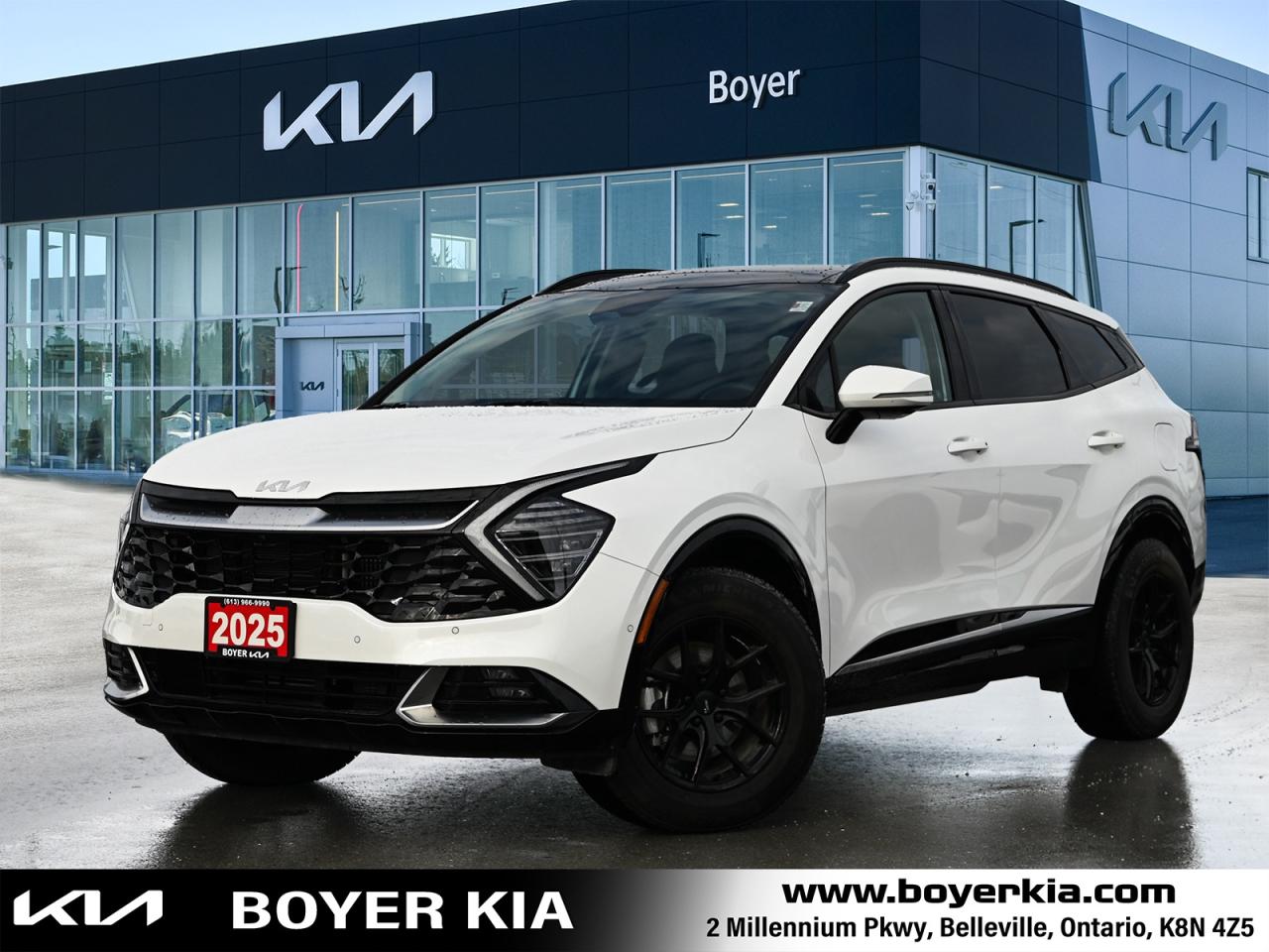 2025 Kia Sportage Plug-In Hybrid SX w/Black Interior COMES WITH SNOWS ON ALLOYS TOO Photo