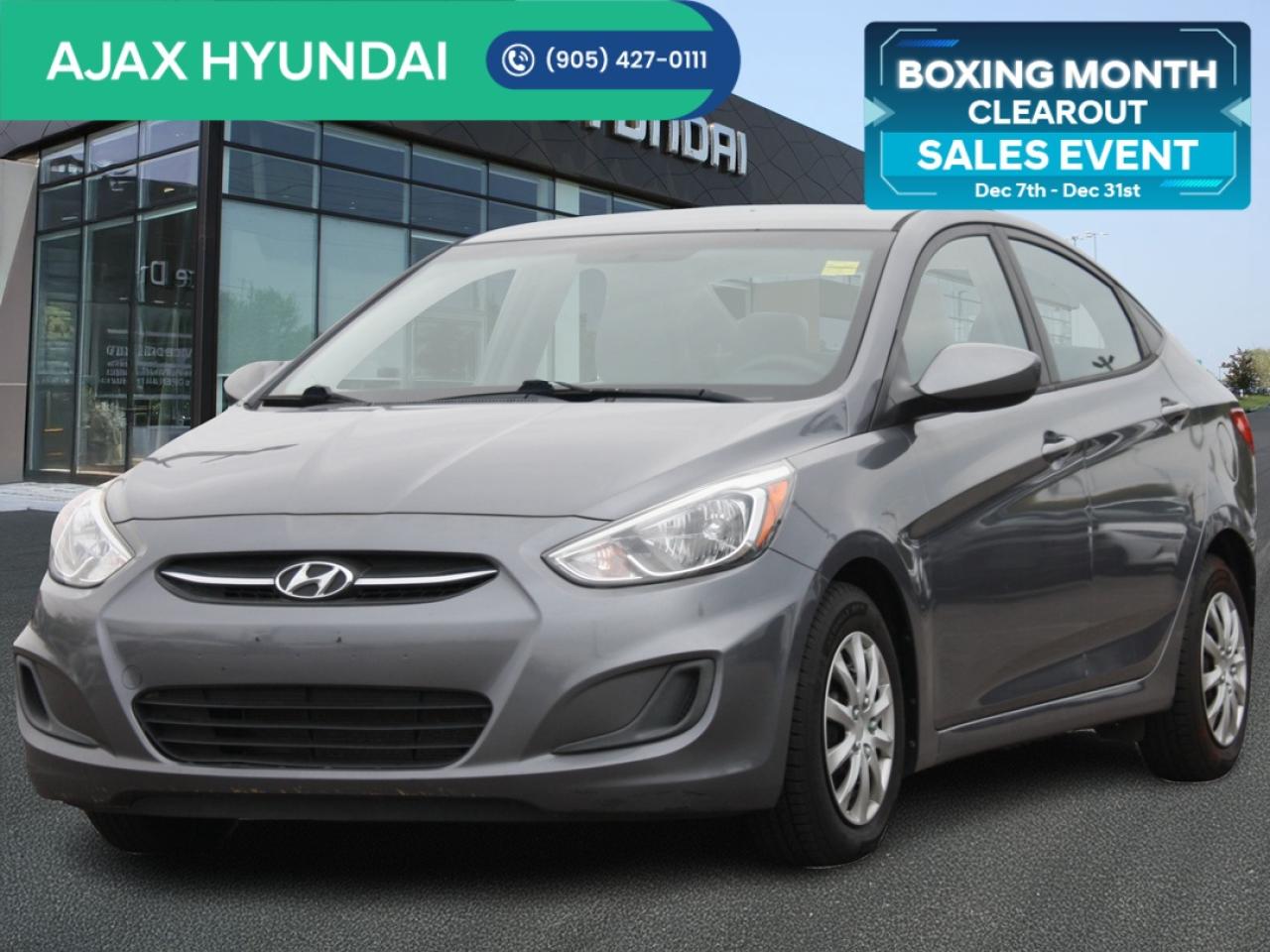 2016 Hyundai Accent GL / Heated Seats / Bluetooth / Power Windows Photo0