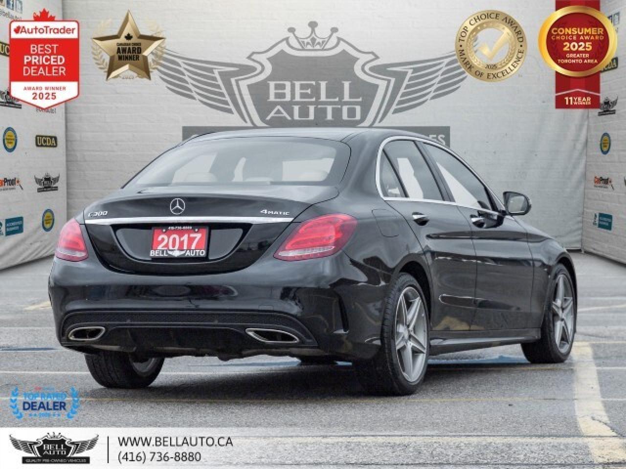 2017 Mercedes-Benz C-Class C300   AMG PKG   PRM PKG   LED LIGHTS   NAVI   360 Photo