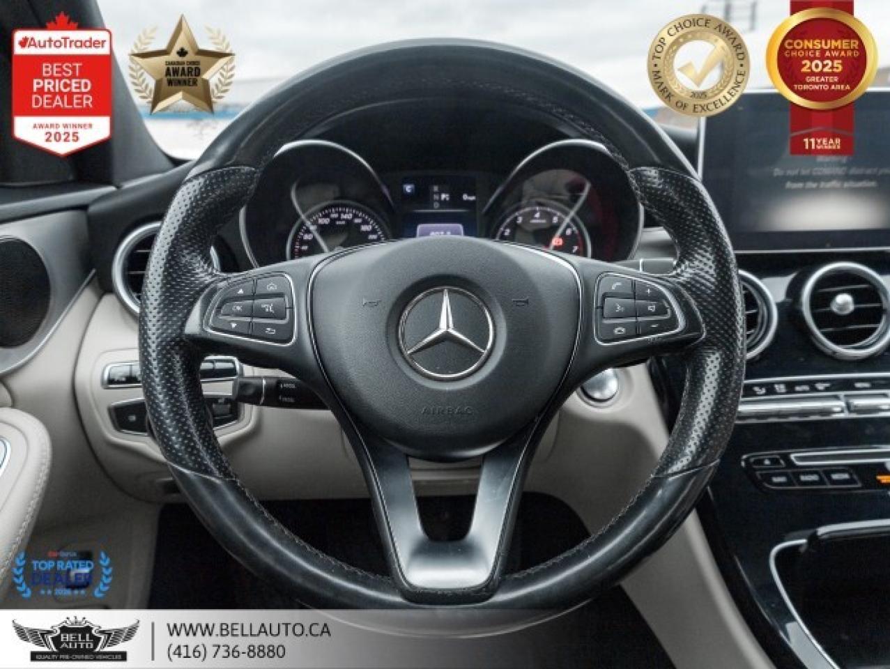 2017 Mercedes-Benz C-Class C300   AMG PKG   PRM PKG   LED LIGHTS   NAVI   360 Photo