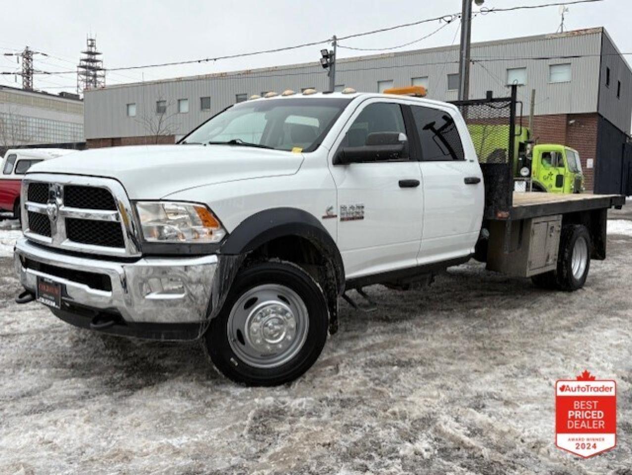2013 RAM 5500 SLT 4WD 6.7L CUMMINS DIESEL-12' FLAT DECK-CREW CAB Photo0