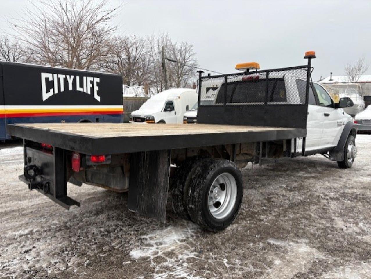 2013 RAM 5500 SLT 4WD 6.7L CUMMINS DIESEL-12' FLAT DECK-CREW CAB Photo