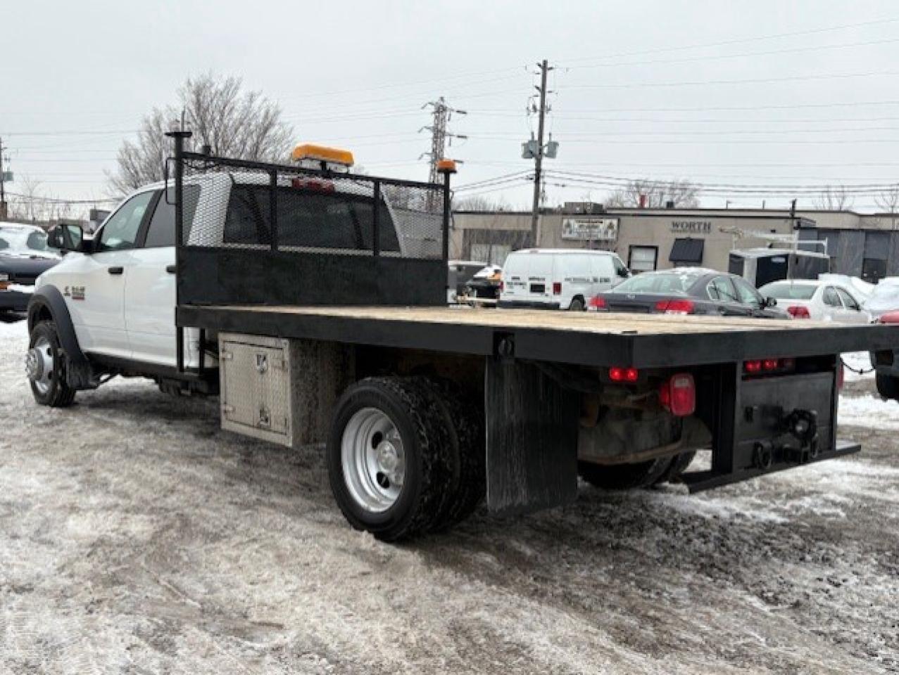 2013 RAM 5500 SLT 4WD 6.7L CUMMINS DIESEL-12' FLAT DECK-CREW CAB Photo