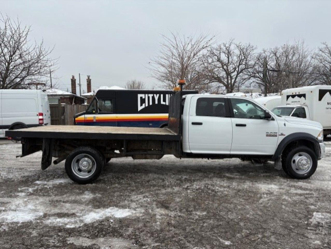 2013 RAM 5500 SLT 4WD 6.7L CUMMINS DIESEL-12' FLAT DECK-CREW CAB Photo