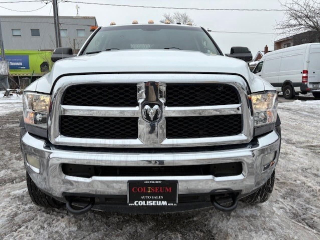2013 RAM 5500 SLT 4WD 6.7L CUMMINS DIESEL-12' FLAT DECK-CREW CAB Photo
