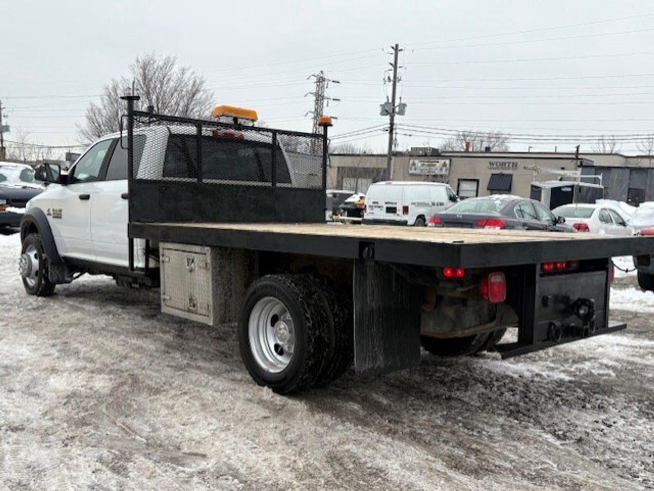 2013 RAM 5500 SLT 4WD 6.7L CUMMINS DIESEL-12' FLAT DECK-CREW CAB Photo