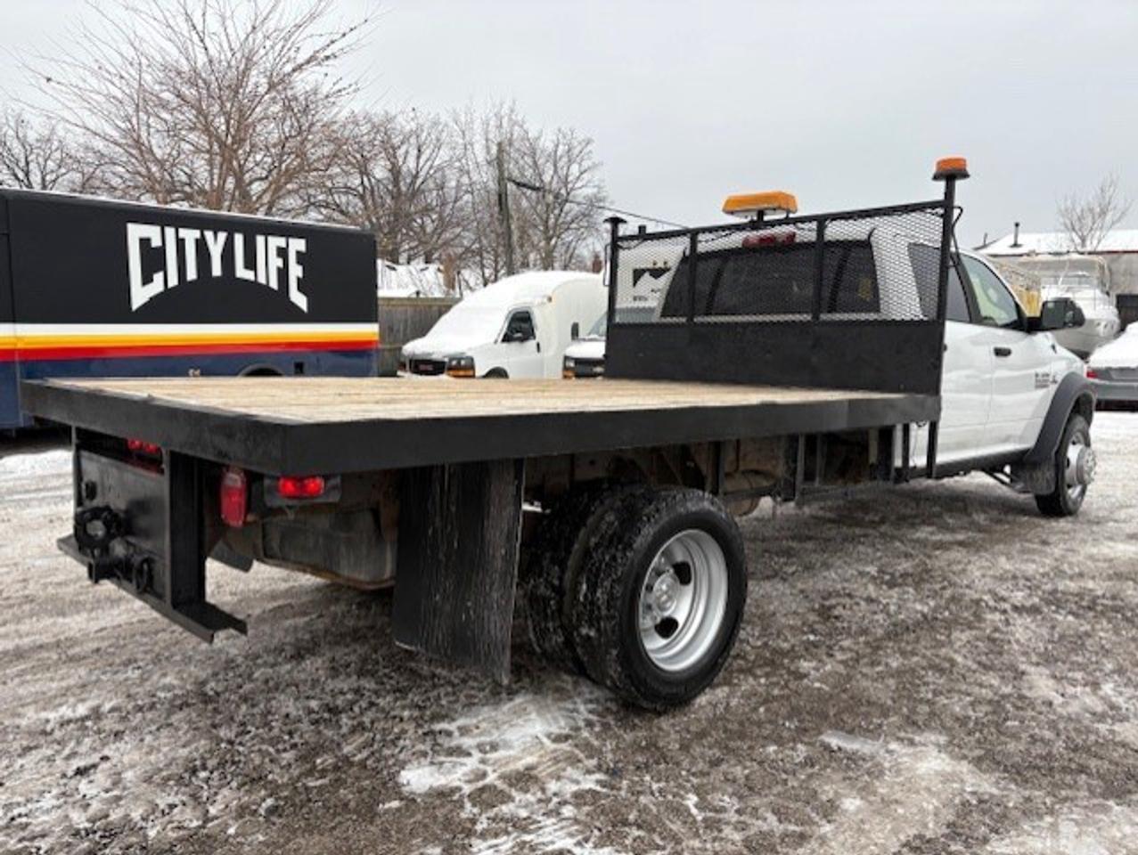 2013 RAM 5500 SLT 4WD 6.7L CUMMINS DIESEL-12' FLAT DECK-CREW CAB Photo