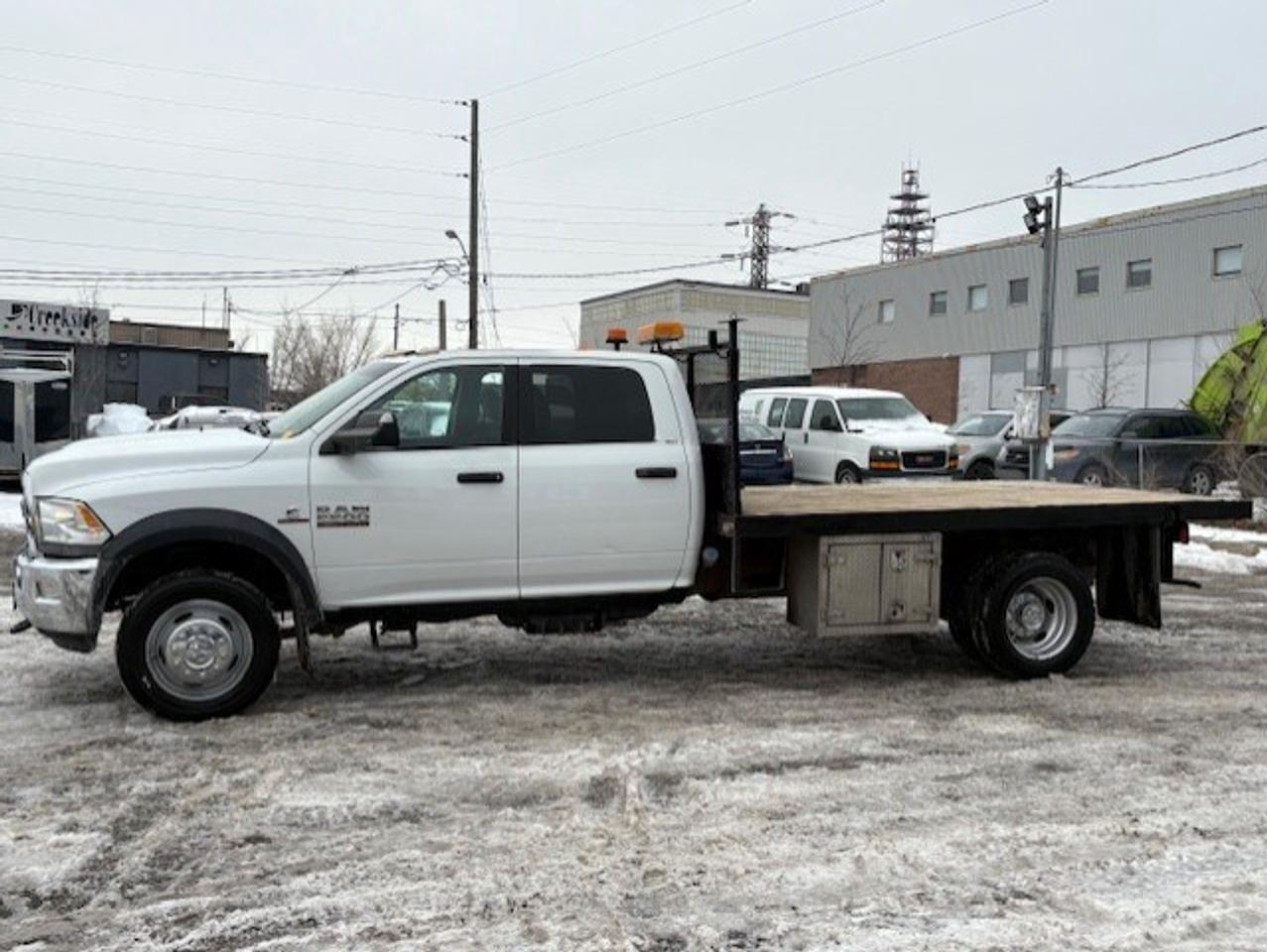 2013 RAM 5500 SLT 4WD 6.7L CUMMINS DIESEL-12' FLAT DECK-CREW CAB Photo