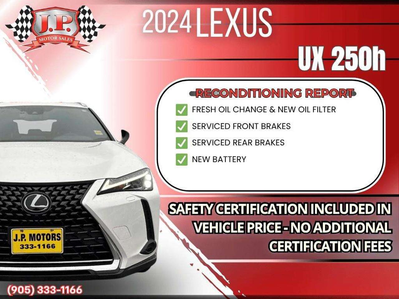 2024 Lexus UX 250H Apple CarPlay & Android Auto • Power Sunroof • Built-In Navigation System • Remote Start System • Heated Front Seats • Po Photo