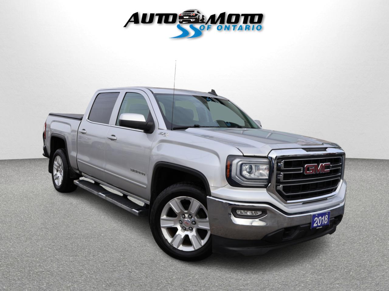 2018 GMC Sierra 1500 V8 SLE-Z71 LIMITED PKG 4WD CERTIFIED *ACCIDENT FREE* CAMERA BLUETOOTH HEATED SEATS SIDE BOARDS CRUISE ALLOYS - Photo #1