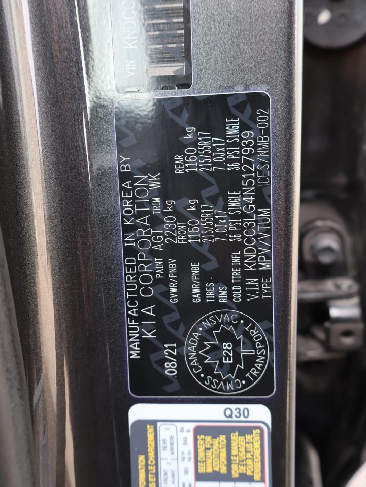 2022 Kia NIRO EV EX CERTIFIED *KIA MAINTAIN* CAMERA BLUETOOTH LEATHER HEATED SEAT/STEERING CRUISE ALLOYS Photo