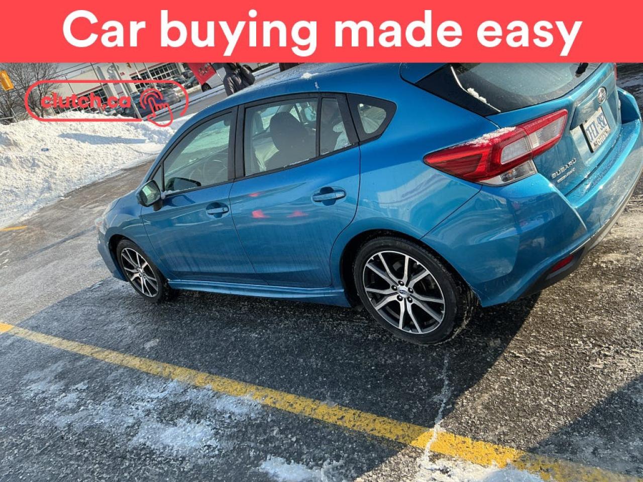 NO ACCIDENTS / CLEAN CARFAX / 1 OWNER / Rear Cross Traffic Alert, Brake Assist, Front Heated Seats and more!<br> <br>Clutch is the largest online used car retailer in Canada, delivering a seamless, hassle-free car-buying experience to drivers everywhere. Shop thousands of used cars online, get the right one delivered to your door, and enjoy peace of mind with our 10-Day Money-Back Guarantee. How sweet is that? To learn more, visit clutch.ca.<br> <br>The top features for this car include:<br> <br>Touchscreen Display<br>Rear Cross Traffic Alert<br>Brake Assist<br>Front Heated Seats<br>Climate Control<br>Bluetooth Music<br>Cruise Control<br>12V Outlet<br>Hands Free Device Connectivity<br>Apple CarPlay<br>Android Auto<br>USB Input<br>Keyless Entry<br>Blindspot Sensors<br>Hill Assistance<br>Rear View Camera<br>Power Driver Seat<br> <br>Seamless home delivery - Delivery to your door in a matter of days. Available on select packages.<br> <br>Try it out for 10 days - If you do not like it, we will take it back. <br> <br>Quality assured - All cars go through our rigorous 210-point inspection and reconditioning process.<br> <br>Peace of mind - Warranty and protection plans available.<br> <br>Haggle-free - No haggling or hard sells.<br> <br>100% Transparency - Full inspection reports on every car, including high-res photography and a free Carfax report.<br> <br>Listed price is for cash purchase only and does not include taxes, Shipping Fees (if applicable), Delivery Fees (if applicable), government licensing fees.<br> <br>Previous Provincial Registrations:<br>Ontario<br> <br>Stock # 82807