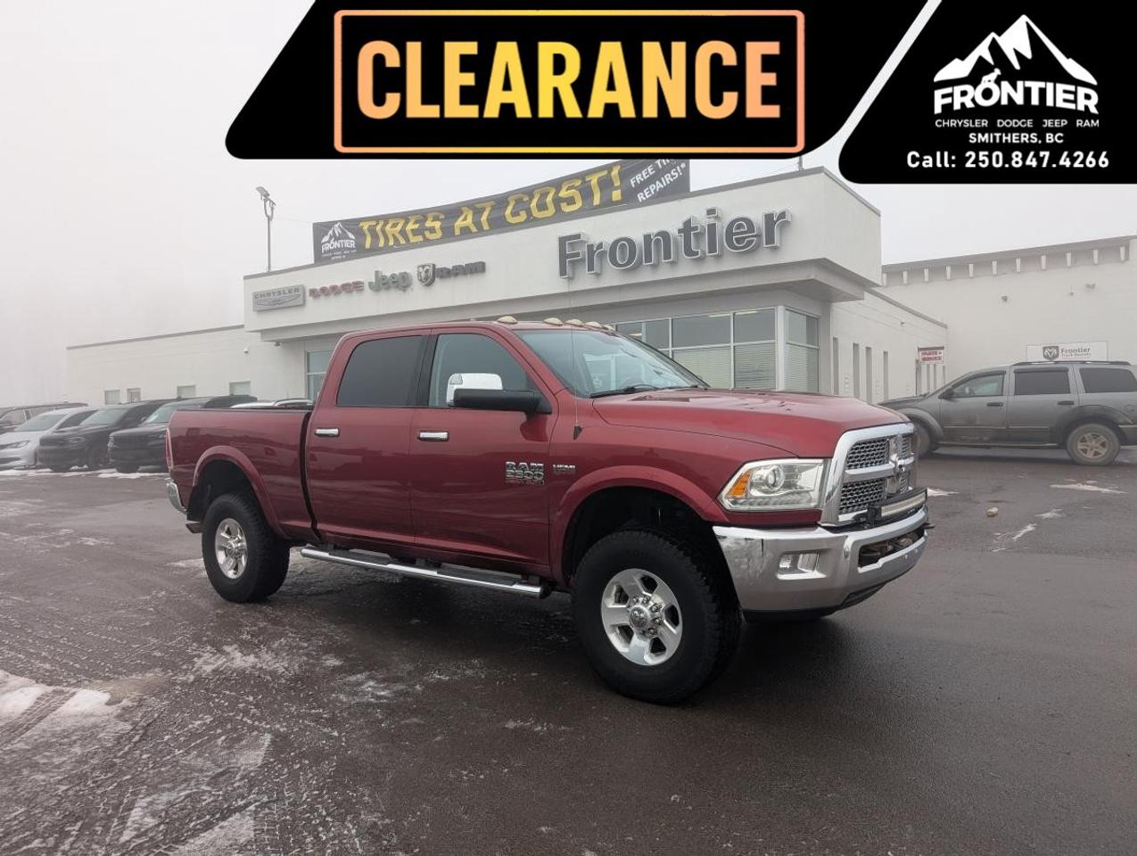 <p>The 2015 Ram 2500 Laramie Power Wagon in vibrant Red is an exceptional 4x4 truck that offers both powerful performance and rugged handling. Designed to conquer any terrain, this vehicle is equipped to take you on your next adventure with confidence.</p> <p>Externally, the Ram 2500 showcases a dominant presence with body-color fender flares and a Power Wagon chrome badge on the tailgate. It's rugged in nature, incorporating Goodyear tires, a front electric winch, and a skid plate shield to protect the fuel tank, making it both functional and stylish. </p> <p>Step inside to experience a comfortable Black leather interior. The heated and cooled leather seats, alongside a leather-wrapped heated steering wheel, promise luxurious rides whatever the weather. Modern conveniences like keyless entry, power windows, and adjustable power seats add an extra layer of comfort and ease. </p> <p>In terms of technology, this Ram 2500 has it all. A backup camera aids in parking while parking sensors enhance your vehicle's safety. Enjoy seamless connectivity with Bluetooth, satellite radio, and a superior sound system for those long drives. The brake assist feature, along with hill descent control and a front disconnecting stabilizer bar, assure a safe journey at all times.</p> <p>This vehicle is perfect for those seeking both off-road capabilities and on-road comfort. If you're an adventure enthusiast looking to dominate the roads with style and power, this Ram 2500 Laramie Power Wagon is your dream choice. Get ready to own the road and contact the dealership now for more details on this ultimate driving machine!</p>