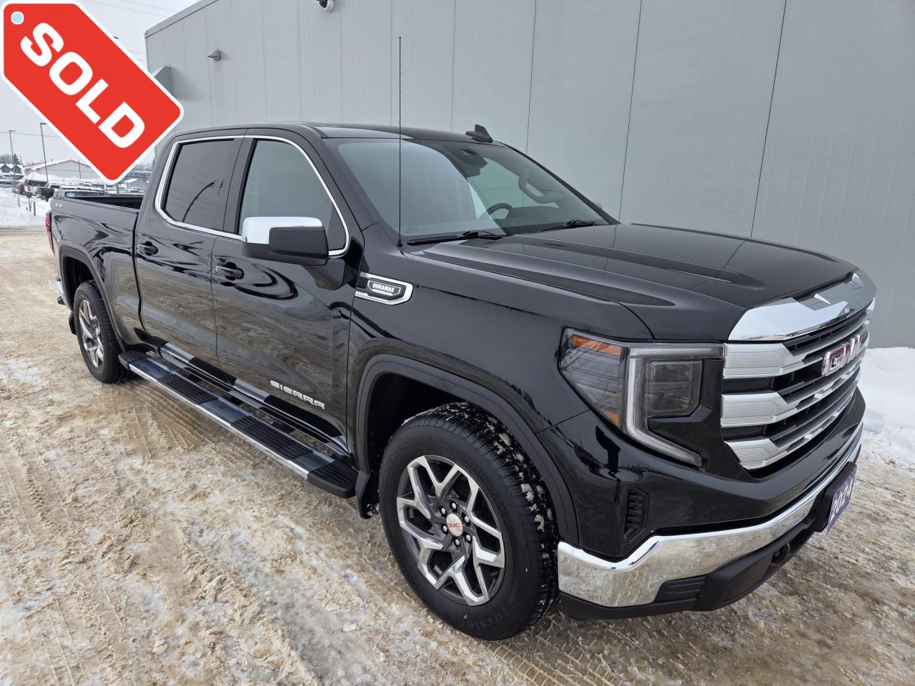 One Owner! This GMC Sierra SLE Crew Features a Duramax 3.0l Turbo-Diesel Engine, 10-Speed Automatic Transmission, Drive Mode System, Onyx Black Exterior, Jet Black Interior, Heated Front Seats, Front 40/20/40 Bench Seat, 4-Way Manual Passenger Seat, Rear 60/40 Folding Bench Seat, Remote Start Package, Push Button Start, Remote Vehicle Start, Keyless Open, GMC Pro Safety, HD Rear Vision Camera, Following Distance Indicator, Forward Collision Alert, Rear Seat Belt Warning Indicator, Lane Keep Assist With Lane Departure Warning, Automatic Emergency Braking, Front Pedestrian Braking, Cruise Control, Heated Wrapped Steering Wheel With Mounted Audio Controls, GMC Premium Infotainment System With 13.4 Colour Touchscreen With Navigation, 12 Diagonal Reconfigurable Driver Information Center, 6-Speaker Audio System, Teen Driver Mode, Dual-Zone Automatic Climate Control, Rear Air Vents, Deep Tint Rear Glass, Chrome Assist Steps, Rear Bumper Cornersteps, Black Front Recovery Hooks, Heated Power-Adjustable Outside Mirrors, Single Outlet Exhaust, EZ Lift Power Lock And Release Tailgate, Spray-On Bedliner, Hitch Guidance, Automatic Locking Rear Differential, Intellibeam, Led Cargo Bed Lighting, Trailering Equipment, Brake Lining Wear Indicator, Trailer Brake Controller, Engine Block Heater, Autotrac Single-Speed Transfer Case, Tire Pressure Monitoring System, 20 Wheels, OnStar Services Available, OnStar 4G LTE Wi-Fi Hotspot Capable, SiriusXM Satellite Radio Services Available.


<br><br>Accident Reported on 09/2024 damage totaling $16,980.00. All work professionally repaired. <br><br>

<br> <br><i>-- The Larry Hudson Group is a  family run automotive organization that has enjoyed growth for over 41 years of business. We have a great selection of new inventory and what we feel are the best reconditioned used cars in Ontario. Hudsons NEED your trade. We can offer you top market value for your current vehicle. Please come and partake in a great buying experience with the Larry Hudson Group in Listowel. FREE CarFax report available with every used vehicle! --</i>