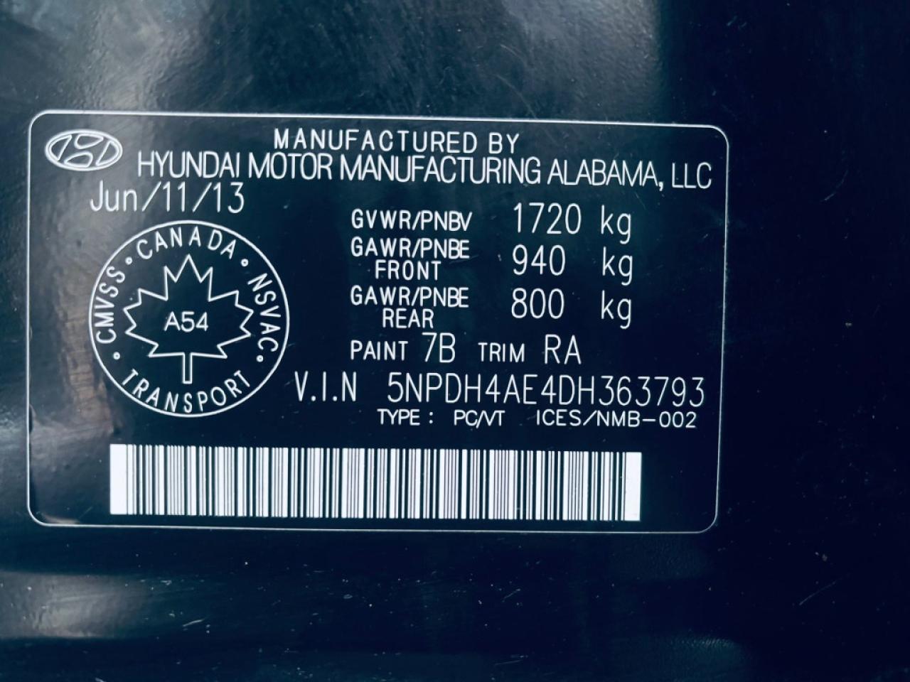 2013 Hyundai Elantra SE 4dr Automatic Photo