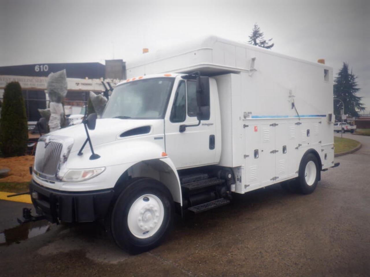 2010 International 4400 Service Work Shop Truck Diesel, 7.6L L6 DIESEL engine, 6 cylinder, 2 door, automatic,  AM/FM radio, white exterior, grey interior, cloth. Certificate and Decal valid to December 2026  $28,010.00 plus $375 processing fee, $28,385.00 total payment obligation before taxes.  Listing report, warranty, contract commitment cancellation fee, financing available on approved credit (some limitations and exceptions may apply). All above specifications and information is considered to be accurate but is not guaranteed and no opinion or advice is given as to whether this item should be purchased. We do not allow test drives due to theft, fraud, acts of vandalism and undetectable impaired driving. Instead we provide the following benefits: Complimentary Warranty (with options to extend), Limited Money Back Satisfaction Guarantee on Fully Completed Contracts, Contract Commitment Cancellation, and an Open-Ended Sell-Back Option. Ask seller for details or call 604-522-REPO(7376) to confirm listing availability.