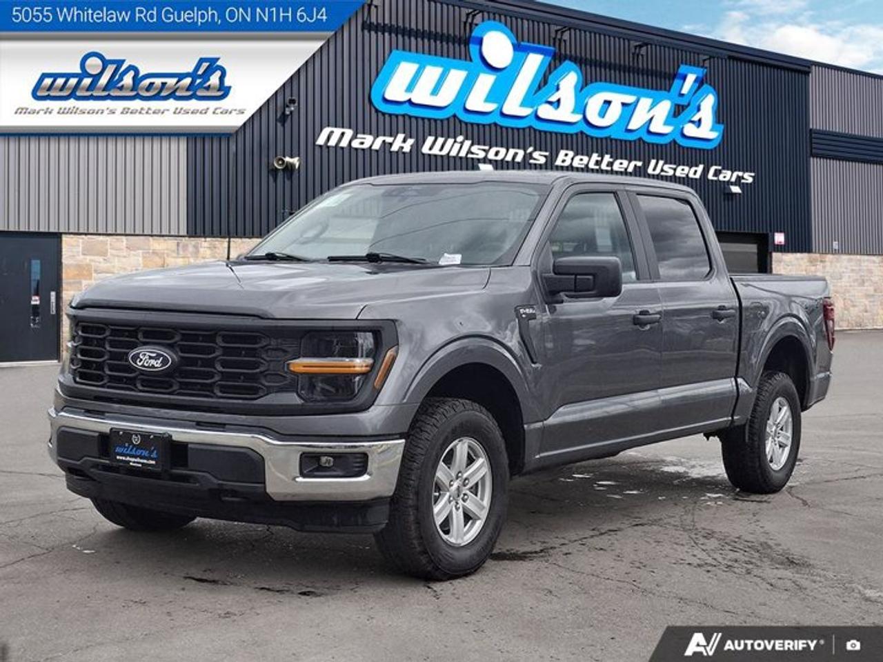 2024 Ford F-150 XL Crew 4X4 | 103A | CarPlay + Android | BSM | Hitch | Rear Camera | Alloy Wheels | and More! Photo0