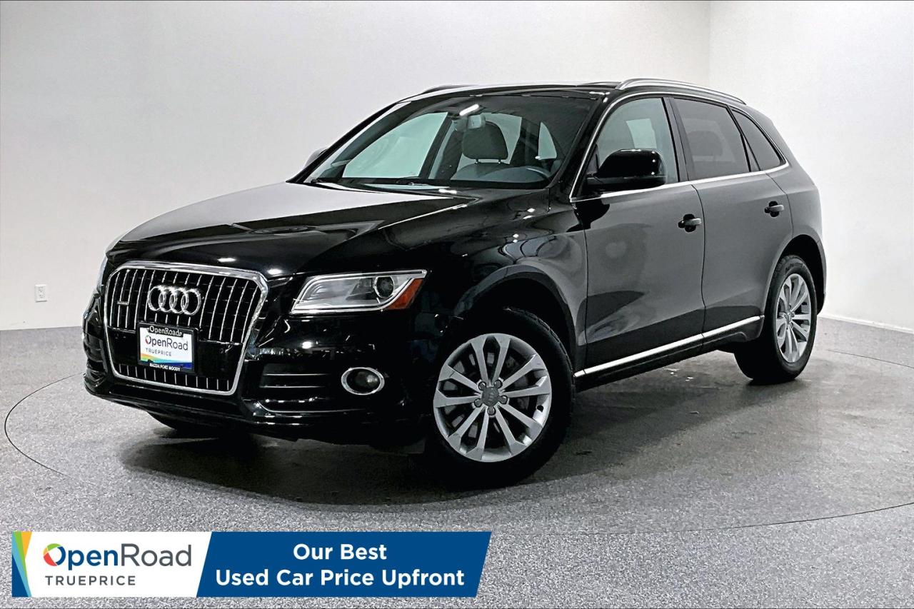 2014 Audi Q5 3.0T Technik &ndash; Premium Performance & All-Season Confidence Experience luxury, performance, and versatility with this 2014 Audi Q5 3.0T Technik, a premium SUV that delivers power and refinement in every drive. Equipped with a 3.0L supercharged V6 engine and Audi&rsquo;s renowned quattro all-wheel drive, this Q5 offers strong acceleration, smooth handling, and confident traction in all road conditions. The Technik trim provides top-tier features, including premium leather seating, heated front seats, panoramic sunroof, navigation system, and a high-quality Bang & Olufsen sound system. The spacious and thoughtfully designed interior ensures comfort for both daily commuting and longer road trips, while the sleek exterior styling and alloy wheels give it a timeless, upscale look. This Q5 has been fully inspected and reconditioned to meet OpenRoad&rsquo;s high standards, making it an excellent choice for drivers seeking luxury and capability in a compact SUV. Key Features:   3.0L Supercharged V6 Engine   quattro All-Wheel Drive   Automatic Transmission   Technik Package   Heated Leather Seats   Panoramic Sunroof   Navigation System   Bang & Olufsen Premium Audio   Advanced Safety Features   Visit OpenRoad Mazda Port Moody today to experience this 2014 Audi Q5 3.0T Technik for yourself. Luxury, power, and versatility&mdash;ready for your next adventure.