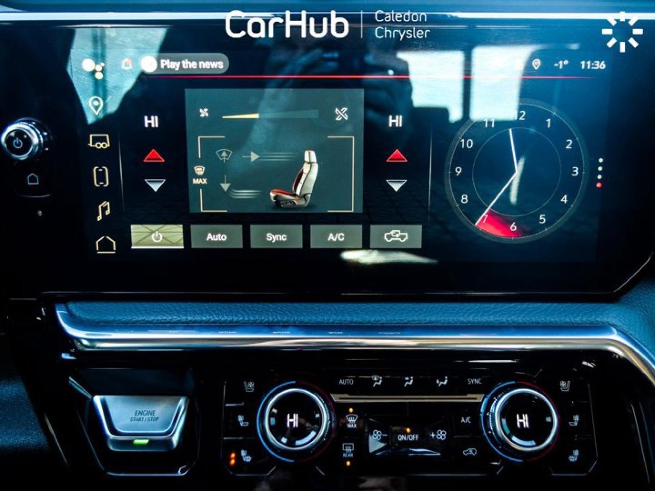 2023 GMC Sierra 1500 Denali 4WD Crew Cab 147" 5.3L Leather Multi Pro TailGate  5 passengers with captain chair Photo