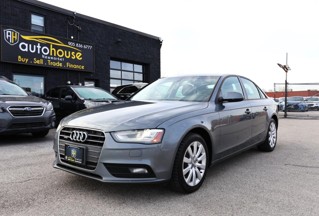 2013 Audi A4 6S MAN-AWD/LEATHER/SUNROOF/H SEATS/P SEAT/BLUETOOT Photo0