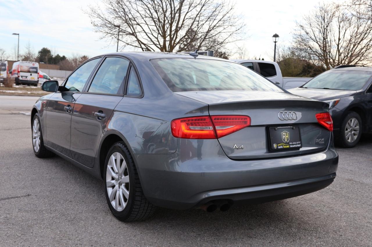 2013 Audi A4 6S MAN-AWD/LEATHER/SUNROOF/H SEATS/P SEAT/BLUETOOT Photo4