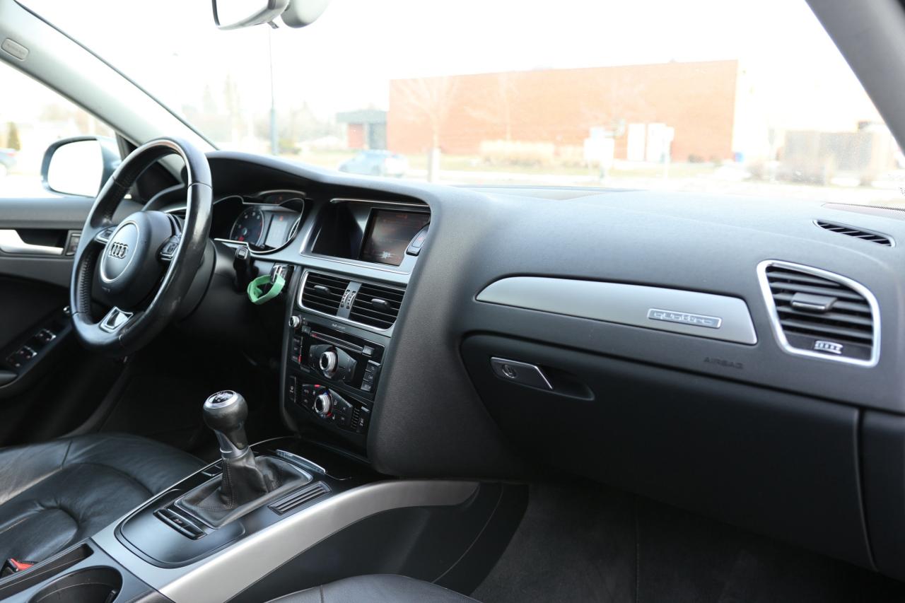 2013 Audi A4 6S MAN-AWD/LEATHER/SUNROOF/H SEATS/P SEAT/BLUETOOT Photo