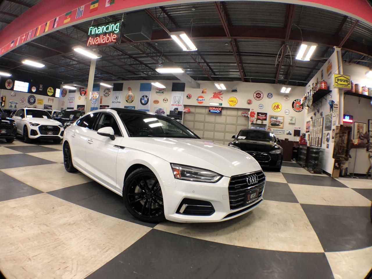 2019 Audi A5 MOMFORT AWD LEATHER PAN/ROOF B/SPOT CAMERA Photo0