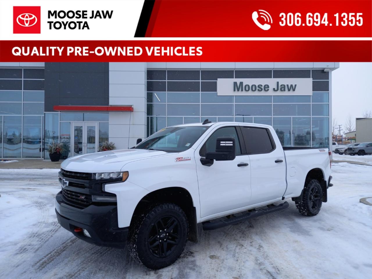 Local Trade  2022 Chevrolet Silverado LT Trail Boss
Built for tough terrain. This Silverado LT Trail Boss delivers aggressive styling, off-road capability, and proven power in a rugged full-size truck.

Silverado Trail Boss  Ready to lead the trail.