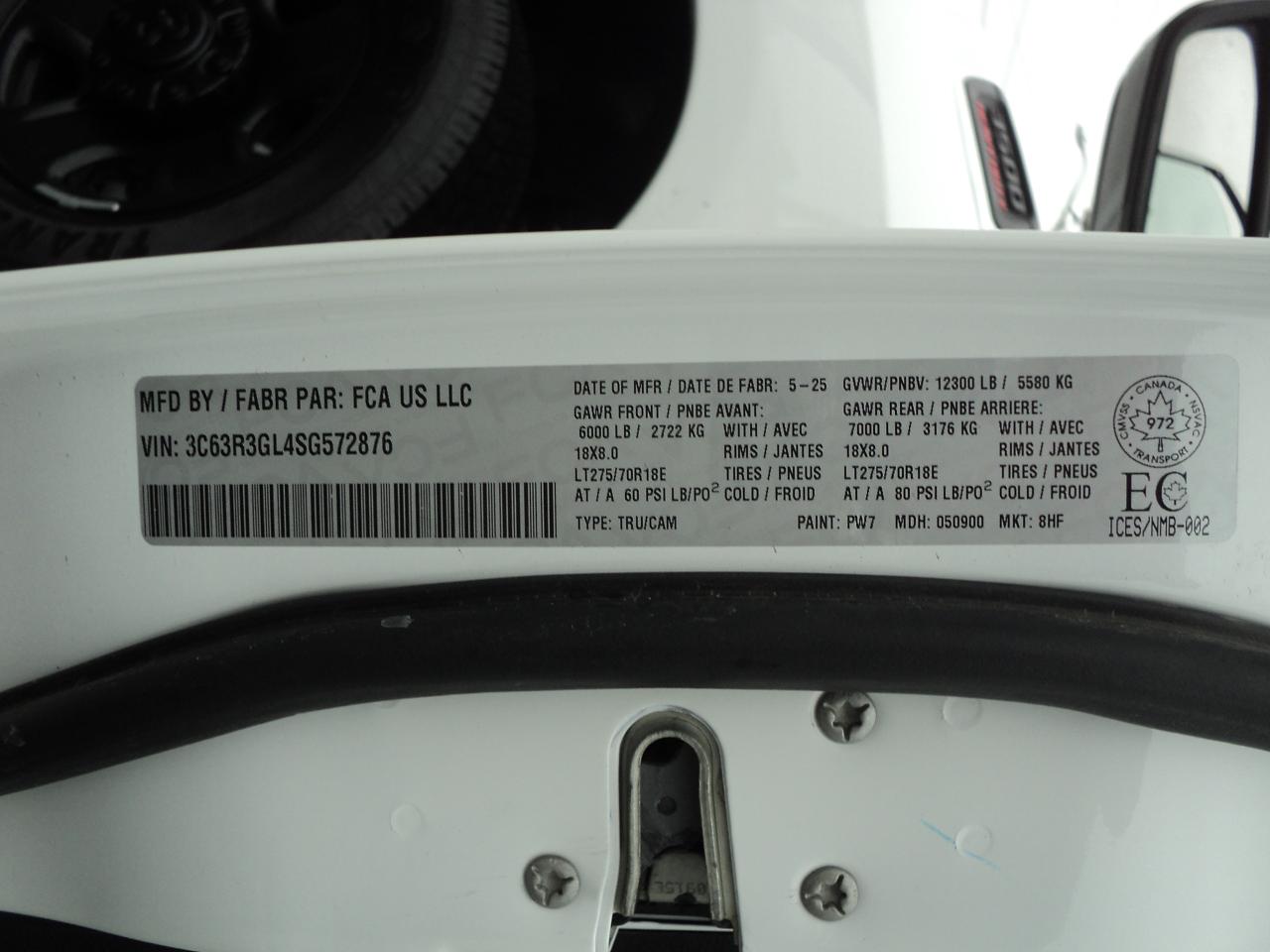 2025 RAM 3500 Tradesman CrewCab 4x4 6.7L6cylTurboDiesel 8' Box Photo