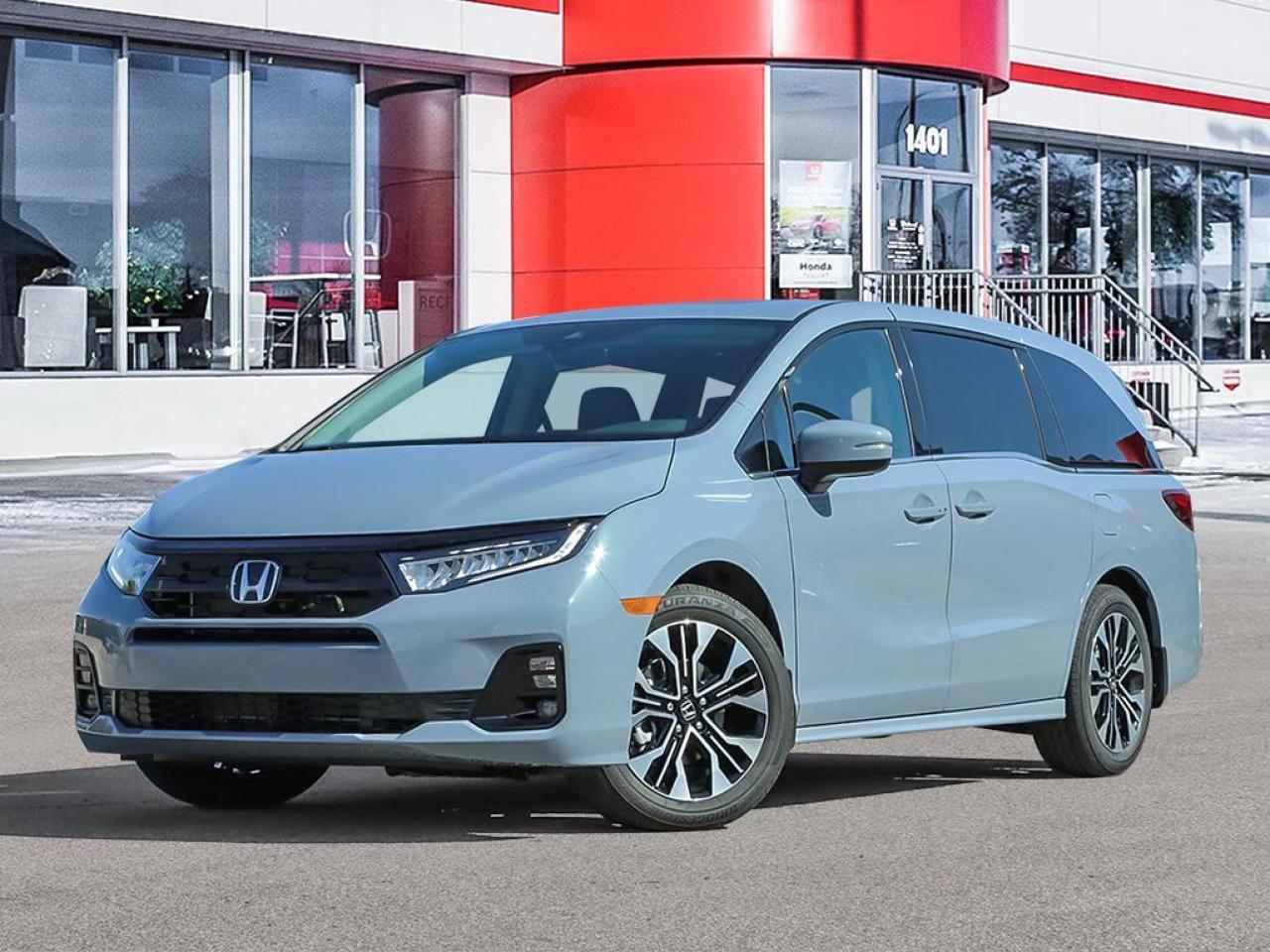 Experience the future of family travel with the all-new 2026 Honda Odyssey Touring! This cutting-edge minivan combines luxury, technology, and practicality in one sleek package.

Key Features:
- Advanced 3.5L 6-cylinder engine with front-wheel drive
- Integrated navigation system with voice activation
- Heated leather steering wheel for ultimate comfort
- Adaptive cruise control with low-speed follow
- Power sliding rear doors for effortless entry
- Rear entertainment system for family fun
- Collision mitigation and lane keeping assist systems
- 19 machined-finished aluminum-alloy wheels

Dont miss your chance to own this exceptional vehicle. Visit Birchwood Honda Regent today to reserve your 2026 Odyssey Touring, start your purchase process, or schedule a test drive. Our team is ready to answer any questions and help you experience the future of family transportation. Your next adventure awaits!
This may be a Factory Order.
Dealer permit #9387