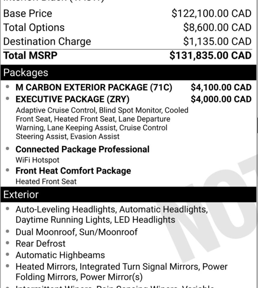 2021 BMW 8 Series M850i | GRAN COUPE | EXECUTIVE & CARBON PKG Photo