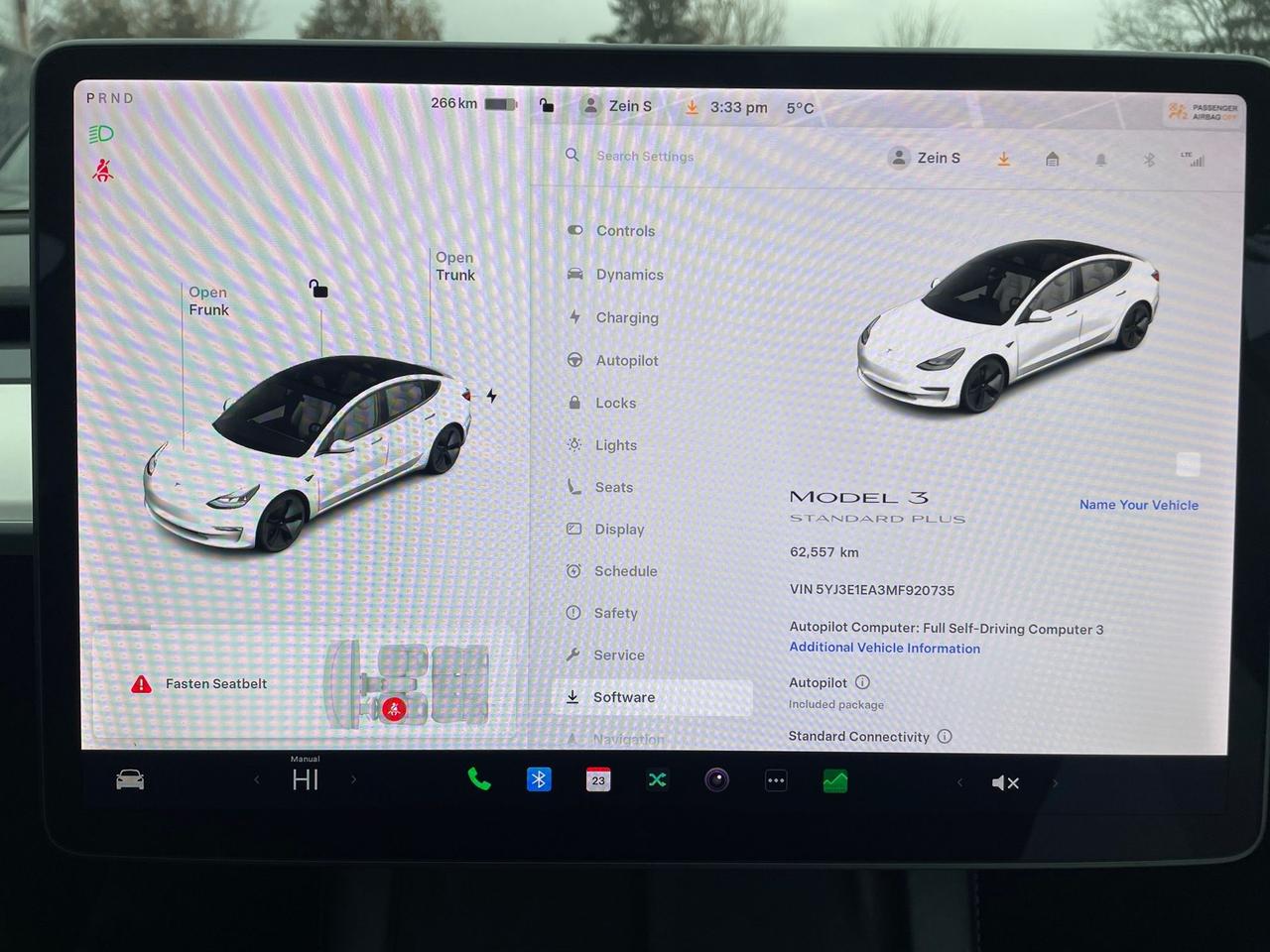 2021 Tesla Model 3 Standard Range Plus *WHITE INTERIOR, HEATED SEATS* Photo