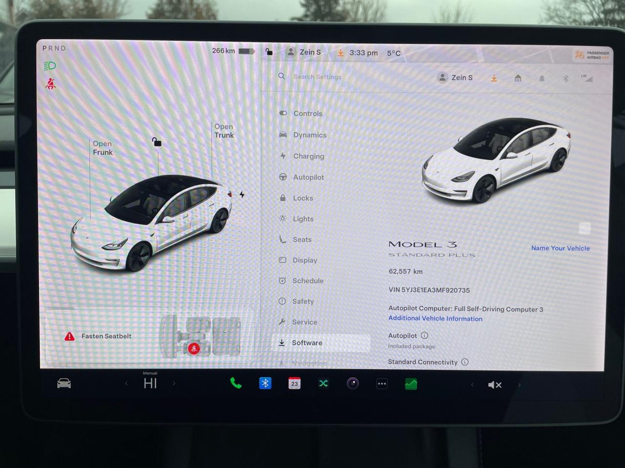 2021 Tesla Model 3 Standard Range Plus *WHITE INTERIOR, HEATED SEATS* Photo