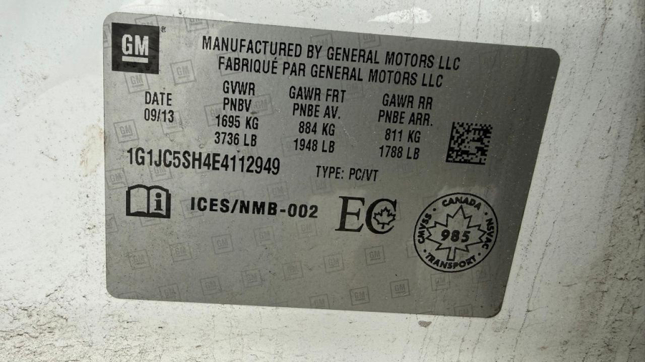 2014 Chevrolet Sonic 4DR SEDAN Photo