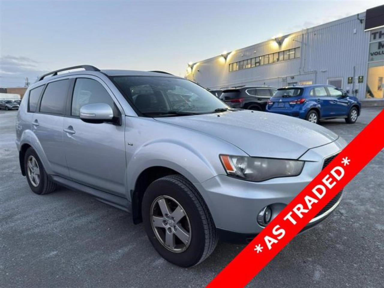 PRICE REDUCED! 2011 Mitsubishi Outlander LS AS IS 3.0L V6 SOHC MIVEC, 6-Speed Automatic with Sportronic, 4WD.Silver 2011 Mitsubishi Outlander LS AS IS 4WD 6-Speed Automatic with Sportronic 3.0L V6 SOHC MIVECSteele Mitsubishi has the largest and most diverse selection of preowned vehicles in HRM. Buy with confidence, knowing we use fair market pricing guaranteeing the absolute best value in all of our pre owned inventory!Steele Auto Group is one of the most diversified group of automobile dealerships in Canada, with 60 dealerships selling 29 brands and an employee base of well over 2300. Sales are up over last year and our plan going forward is to expand further into Atlantic Canada and the United States furthering our commitment to our Canadian customers as well as welcoming our new customers in the USA.