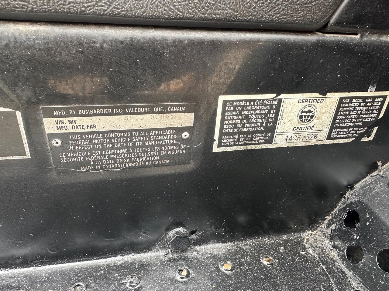 Used 1981 Bombardier Ski Doo in London, Ontario. Selling for