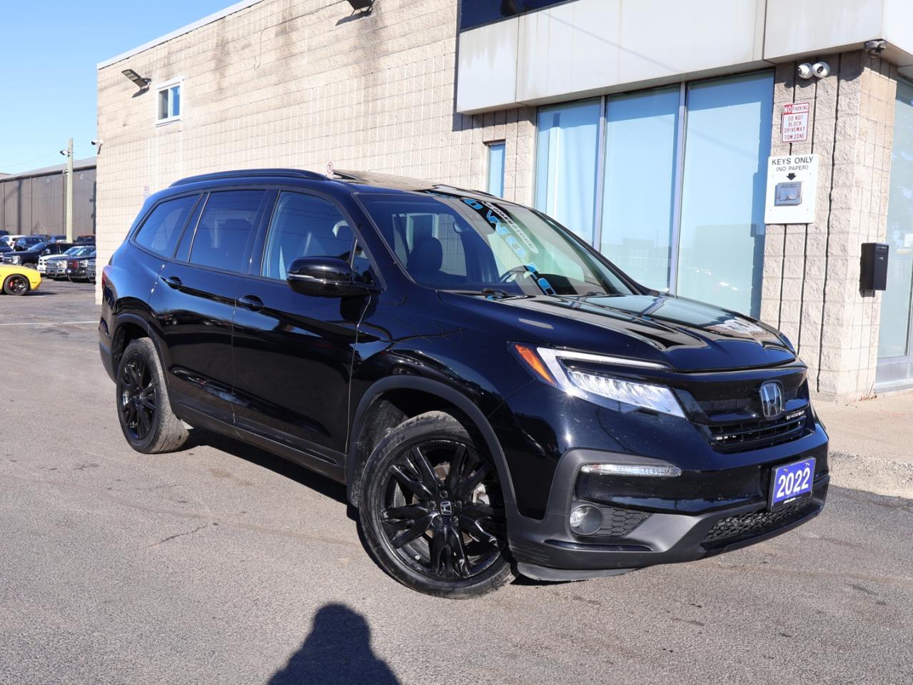 2022 Honda Pilot BLACK EDITION 4WD *ACCIDENT FREE*HONDA MAINTAIN* CAMERA NAV BLUETOOTH LEATHER HEATED SEATS SUNROOF CRUISE ALLOYS Photo0
