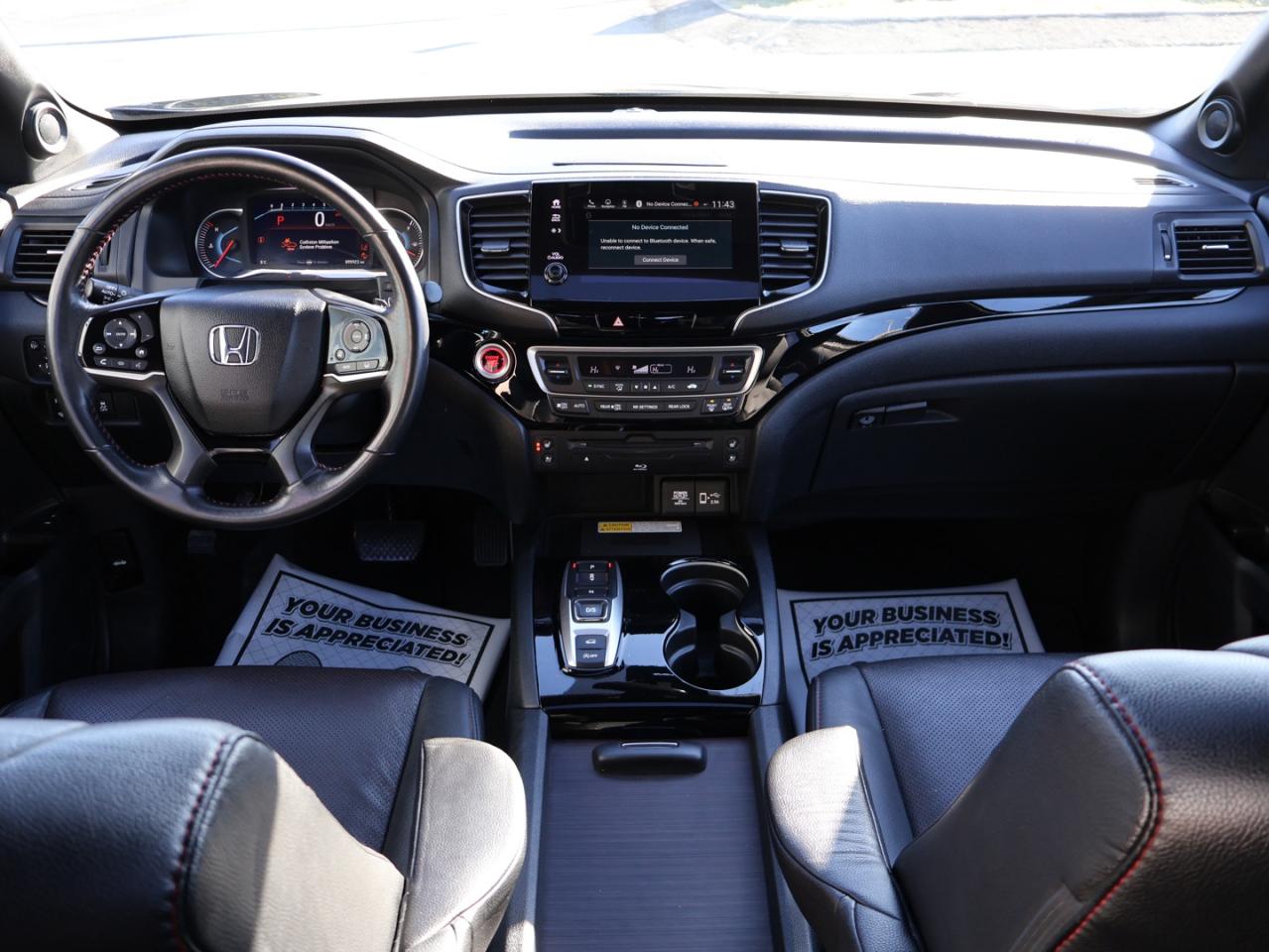 2022 Honda Pilot BLACK EDITION 4WD *ACCIDENT FREE*HONDA MAINTAIN* CAMERA NAV BLUETOOTH LEATHER HEATED SEATS SUNROOF CRUISE ALLOYS Photo