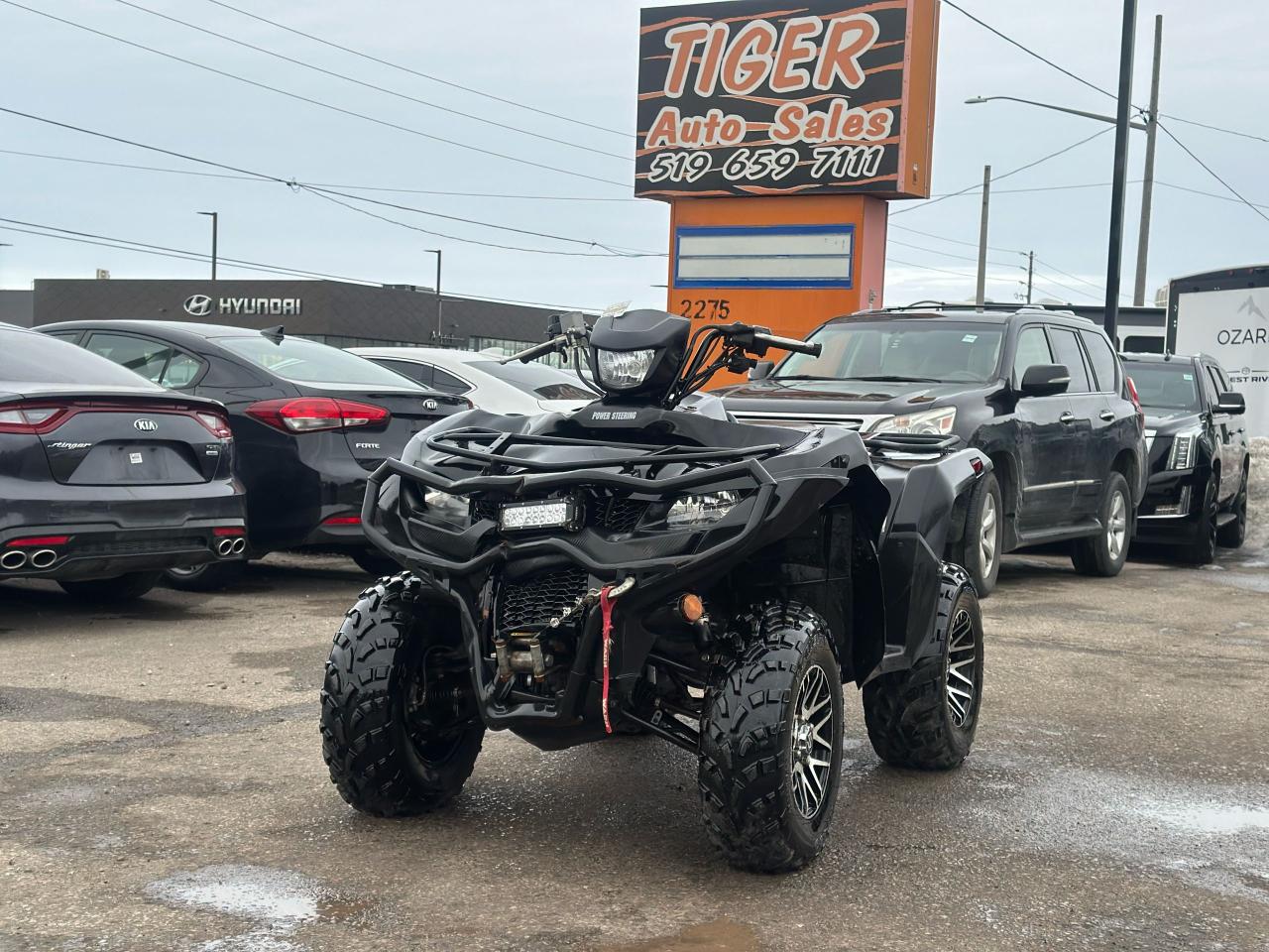 2019 Suzuki KingQuad 750AXi  WHEELS, DAMAGEd, ONLY 1100KMS, AS IS SPECIAL - Photo #1