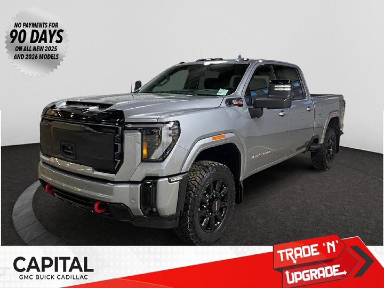 This 2026 GMC Sierra 2500HD in Sterling Metallic is equipped with 4WD and Turbocharged Diesel V8 6.6L/ engine.Check out this vehicles pictures, features, options and specs, and let us know if you have any questions. Helping find the perfect vehicle FOR YOU is our only priority.P.S...Sometimes texting is easier. Text (or call) 306-801-9090 for fast answers at your fingertips!Dealer License #914248Disclaimer: All prices are plus taxes & fees. See dealer for Details. Dealer Permit # 914248 See dealer for Details.