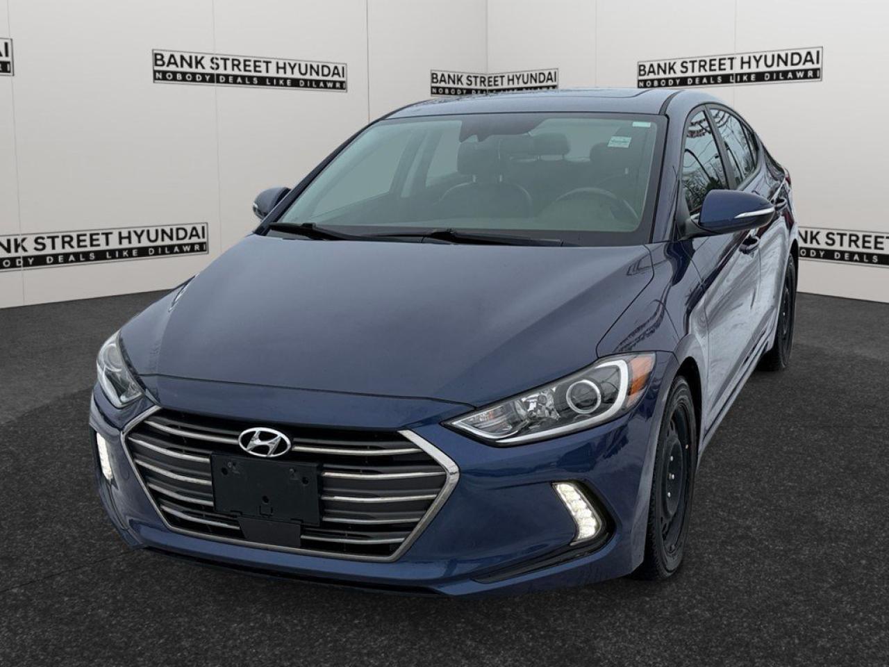 The 2018 Hyundai Elantra GLS in a sophisticated color combines the comfort of a sedan with the reliability of a front-wheel drive. This vehicle offers a smooth Automatic transmission that ensures seamless handling. The exterior showcases stylish alloy wheels and a modern design complemented by the convenience of heated mirrors. The sunroof/moonroof adds a touch of luxury, allowing natural light into the cabin. Step inside to experience a refined interior featuring leather seats and a leather steering wheel, providing both comfort and elegance. The leatherette door trim insert enhances the sophisticated look, while the heated front seats and heated steering wheel ensure you are cozy during cold Canadian winters. Stay connected on the go with smart device integration and a Bluetooth connection, bringing technology at your fingertips. Safety is paramount with features like lane assist, a backup camera, and adaptive cruise control, offering peace of mind on every journey. Additional features such as keyless entry, brake assist, and satellite radio make driving this Elantra an intuitive experience. This Elantra GLS is ideal for professionals, small families, or anyone looking for an attractive, technology-packed sedan. Contact our dealership today for more information and to experience the comfort and innovation of the Hyundai Elantra GLS for yourself.