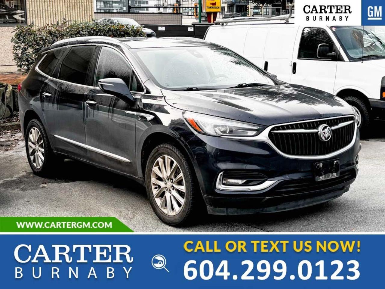 ONE OWNER
Experience refined comfort and confidence in this 2020 Buick Enclave Premium AWD. Powered by a smooth 3.6L V6 and a premium 4-wheel independent suspension, it delivers a quiet, composed ride thanks to Buick QuietTuning&reg; with Active Noise Cancellation. Enjoy upscale touches like a leather-wrapped steering wheel, 8-way power driver seat, 6-way power passenger seat, and a hands-free power liftgate with projected logo. Advanced safety includes Lane Keep Assist, Blind Zone Alert, Rear Cross Traffic Alert, and Front & Rear Park Assist.

Come take it for a test drive today and experience all this stylish vehicle has to offer!

WHY CARTER GM BURNABY?

- An unrivalled vehicle purchasing experience!
- Exceeding our loyal customers expectations since 1963
- 4.5 Google star rating (with 2,175+ customer reviews)
- Cargurus Top-rated Dealer 2025 Award
- Cargurus Top Value Dealer 2025 Award
- Peace of mind - 150-point vehicle inspection
- CARFAX - full vehicle service history - purchase with confidence!
- Vehicle trades welcome! Best price guaranteed!
- We provide upfront pricing, zero hidden fees, and 100% transparency
- Fast approvals and 99% acceptance rates (no matter your current credit status!)
- Multilingual staff (many languages spoken)
- Comfortable non-pressured environment with in-store television, WIFI and a childrens play area!
- In-store restaurant: fresh daily menu





Were here to help you drive the vehicle you want, the vehicle you deserve!
QUESTIONS? GREAT! WEVE GOT ANSWERS!
To speak with a friendly vehicle specialist - CALL NOW!
(Doc. Fee: $495.00 Dealer Code: D5505)