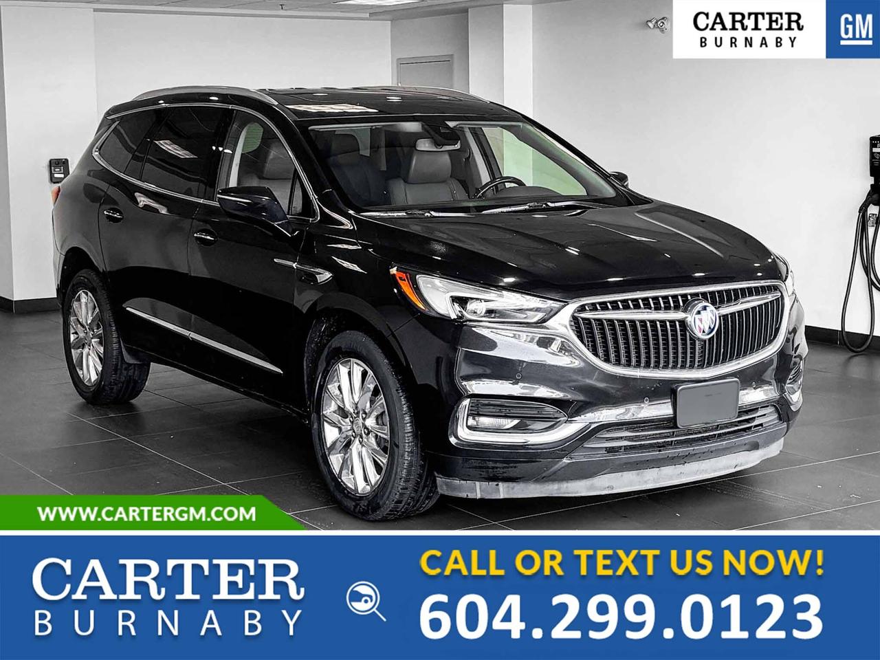 ONE OWNER
Experience refined comfort and confidence in this 2020 Buick Enclave Premium AWD. Powered by a smooth 3.6L V6 and a premium 4-wheel independent suspension, it delivers a quiet, composed ride thanks to Buick QuietTuning&reg; with Active Noise Cancellation. Enjoy upscale touches like a leather-wrapped steering wheel, 8-way power driver seat, 6-way power passenger seat, and a hands-free power liftgate with projected logo. Advanced safety includes Lane Keep Assist, Blind Zone Alert, Rear Cross Traffic Alert, and Front & Rear Park Assist.

Come take it for a test drive today and experience all this stylish vehicle has to offer!

WHY CARTER GM BURNABY?

- An unrivalled vehicle purchasing experience!
- Exceeding our loyal customers expectations since 1963
- 4.5 Google star rating (with 2,300+ customer reviews)
- Cargurus Top-rated Dealer 2025 Award
- Cargurus Top Value Dealer 2025 Award
- Peace of mind - 150-point vehicle inspection
- CARFAX - full vehicle service history - purchase with confidence!
- Vehicle trades welcome! Best price guaranteed!
- We provide upfront pricing, zero hidden fees, and 100% transparency
- Fast approvals and 99% acceptance rates (no matter your current credit status!)
- Multilingual staff (many languages spoken)
- Comfortable non-pressured environment with in-store television, WIFI and a childrens play area!
- In-store restaurant: fresh daily menu





Were here to help you drive the vehicle you want, the vehicle you deserve!
QUESTIONS? GREAT! WEVE GOT ANSWERS!
To speak with a friendly vehicle specialist - CALL NOW!
The advertised price includes all standard dealer fees and any applicable manufacturer or dealer incentives. It does not include applicable taxes, licensing, insurance, or optional products or services. Dealer fees will be clearly broken out and itemized on the bill of sale, maximum total of fees $595.00. Prices are shown in Canadian dollars. While we make every effort to ensure accuracy, vehicle details, pricing, options, and availability are subject to change without notice. Please confirm all information with dealership sales management before purchase. Dealer Code: 81129