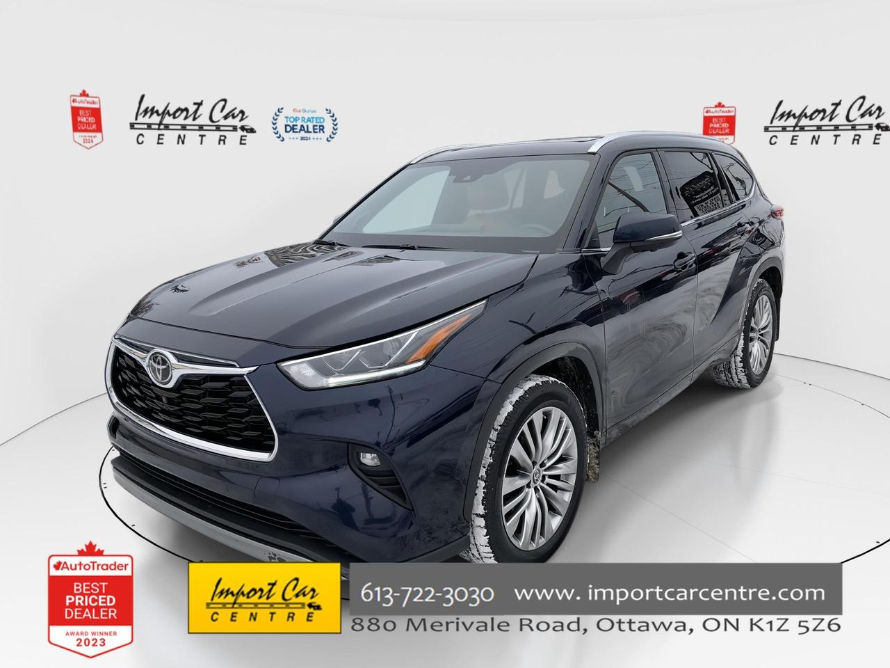2023 Toyota Highlander Limited PLATINUM EDITION, NEW MICHELIN TIRES, LEAT Photo0