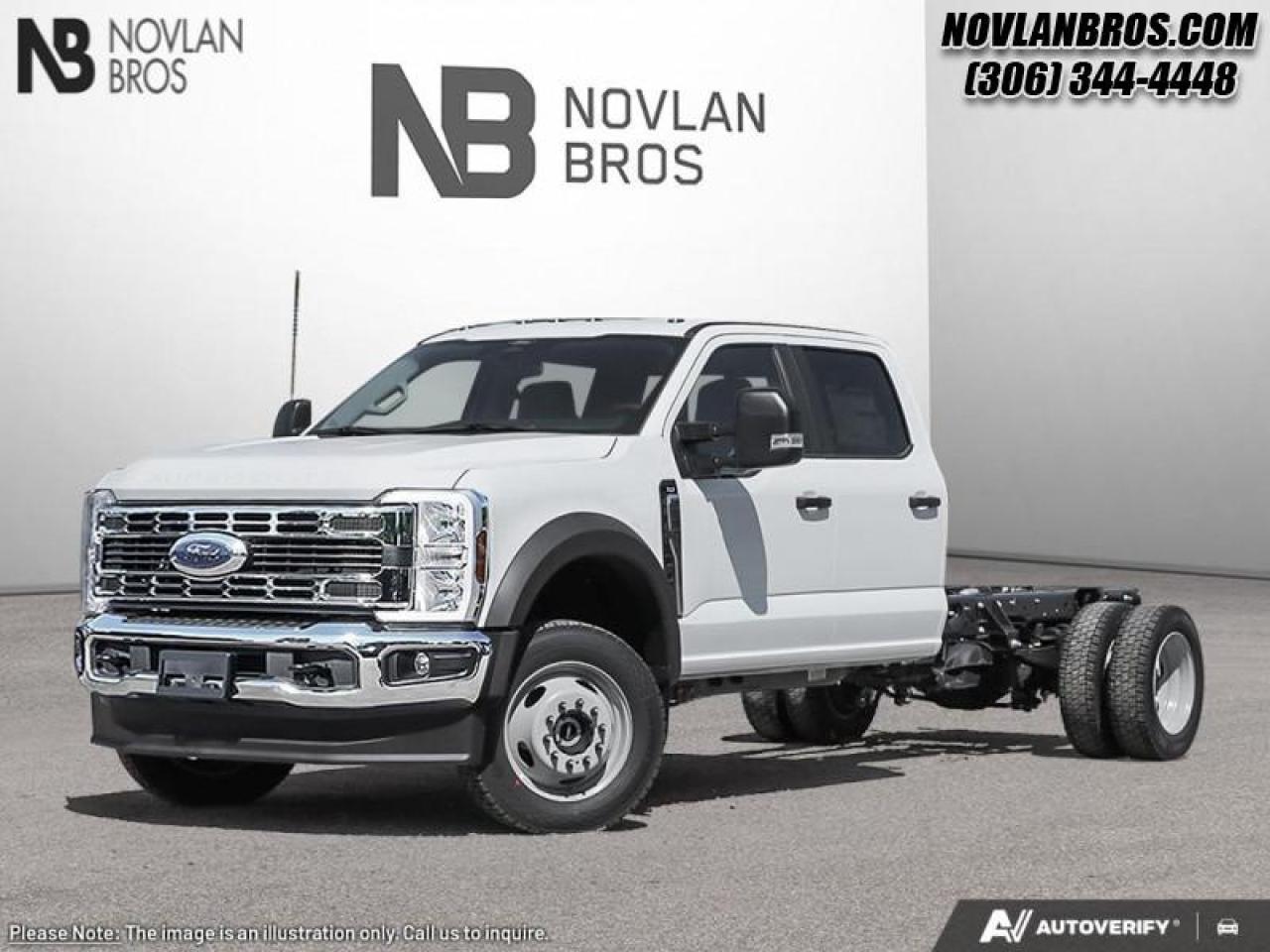 <b>Diesel Engine, Heated Seats, Remote Engine Start, Running Boards, 40/Console/40 Cloth Seat!</b><br> <br> <br> <br>Check out our great inventory of new vehicles at Novlan Brothers!<br> <br>  Designed to be up-fitted to your strict specifications, this Super Duty has the power and handling to get your job done right, regardless of the load. <br> <br>The Ford Super Duty is designed to tackle your toughest of jobs with ease. Its no surprise that this unit offers top-rated performance thanks to its strong lineup of engines. With a comfortable interior, including the perfect driving position and exceptional handling capabilities, this impressive work truck is effective, highly efficient and deserves a place within your fleet.<br> <br> This Oxford White sought after diesel Crew Cab 4X4 pickup   has a 10 Speed Automatic transmission and is powered by a  330HP 6.7L 8 Cylinder Engine.<br> <br> Our Super Duty F-550 DRWs trim level is XLT. Upgrading to this F-550 Chassis Cab XLT is a great choice as it includes some useful features such as aluminum wheels, chrome exterior accents, a class V trailer hitch and power heated side telescoping mirrors. It also includes a smart device remote engine start, SYNC 3 with SiriusXM radio and streaming audio capable, FordPass Connect 4G LTE, power windows, cruise control and plenty more. This vehicle has been upgraded with the following features: Diesel Engine, Heated Seats, Remote Engine Start, Running Boards, 40/Console/40 Cloth Seat, SiriusXM, Power Adjustable Pedals. <br><br> View the original window sticker for this vehicle with this url <b><a href=http://www.windowsticker.forddirect.com/windowsticker.pdf?vin=1FD0W5HT6TED11025 target=_blank>http://www.windowsticker.forddirect.com/windowsticker.pdf?vin=1FD0W5HT6TED11025</a></b>.<br> <br>To apply right now for financing use this link: <a href=http://novlanbros.com/credit/ target=_blank>http://novlanbros.com/credit/</a><br><br> <br/>    4.99% financing for 60 months. <br> Payments from <b>$1959.02</b> monthly with $0 down for 60 months @ 4.99% APR O.A.C. ( Plus applicable taxes -  Plus applicable fees   ).  Incentives expire 2026-02-02.  See dealer for details. <br> <br><br> Come by and check out our fleet of 20+ used cars and trucks and 50+ new cars and trucks for sale in Paradise Hill.  o~o