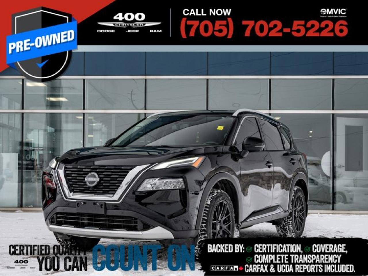 Step into luxury and reliability with this 2023 Nissan Rogue Platinum, the top-of-the-line trim that delivers exceptional comfort, style, and advanced features. This Rogue Platinum offers a refined interior with premium leather seating, a panoramic sunroof, and state-of-the-art technology, including an intuitive touchscreen display with navigation, wireless Apple CarPlay/Android Auto, and a premium audio system. Safety is a priority with ProPILOT Assist, Blind Spot Warning, Rear Cross Traffic Alert, and more, giving you confidence on every journey. Smooth, efficient performance combined with responsive handling makes this SUV perfect for daily commuting or weekend adventures. Stylish, well-maintained, and packed with desirable features, this 2023 Nissan Rogue Platinum is a smart choice for drivers who want comfort, capability, and peace of mind.