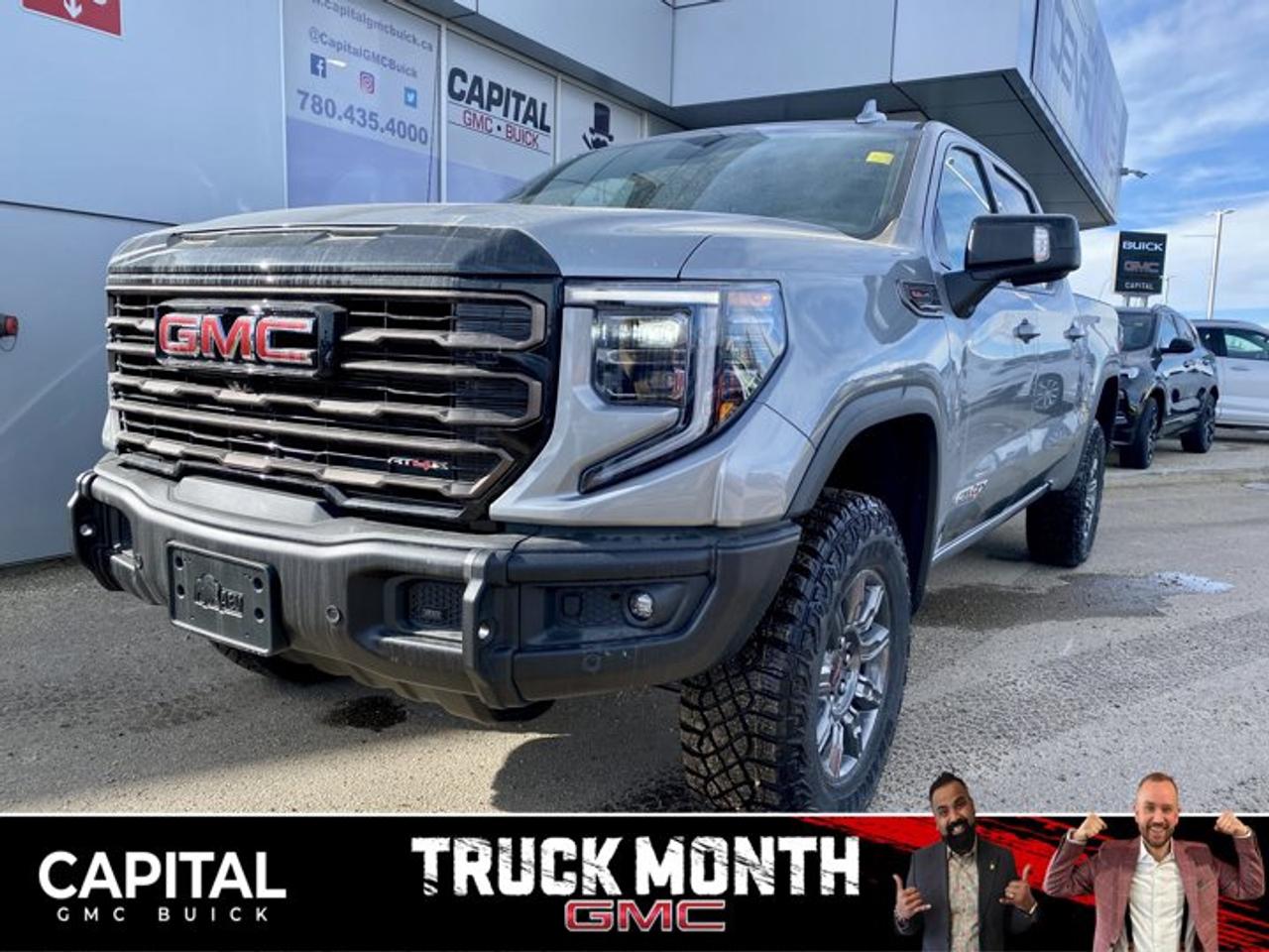 Check out this 2026 Sierra 1500 AT4X... This ultimate off-road luxury truck comes fully equipped with the exclusive Obsidian Rush interior, Power Sunroof, Heated and Cooled Seats, Heated Steering, Heated Rear Seats, Heads-up Display, Rear Streaming Mirror, 360 CAM, Adaptive Cruise Control, MultiPro Tailgate, 2 Inch Factory Lift with Multimatic DSSV dampers, AEV stamped steel front bumper, and so much more! CALL NOWAsk for the Internet Department for more information or book your test drive today! Text 507-585-4395 for fast answers at your fingertips!AMVIC Licensed Dealer - Licence Number B1044900Disclaimer: All prices are plus taxes and include all cash credits and loyalties. See dealer for details. AMVIC Licensed Dealer # B1044900