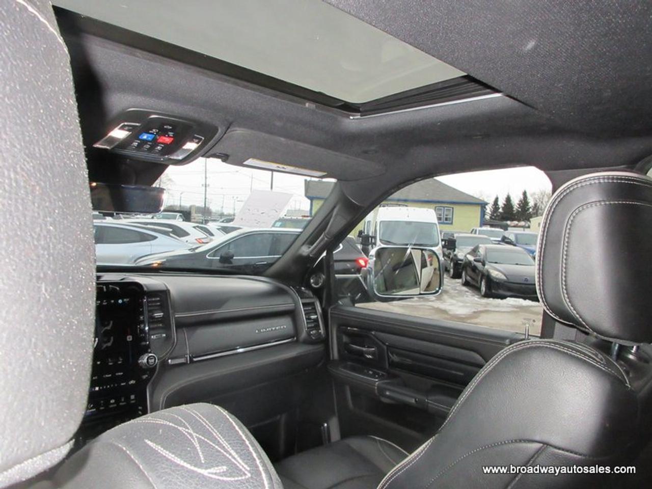 2022 RAM 3500 1-TON LIMITED-EDITION 5 PASSENGER 6.7L - CUMMINS.. 4X4.. MEGA-CAB.. 6.6-BOX.. NAVIGATION.. POWER SUNROOF.. LEATHER.. HEATED SEATS & WHEEL.. Photo