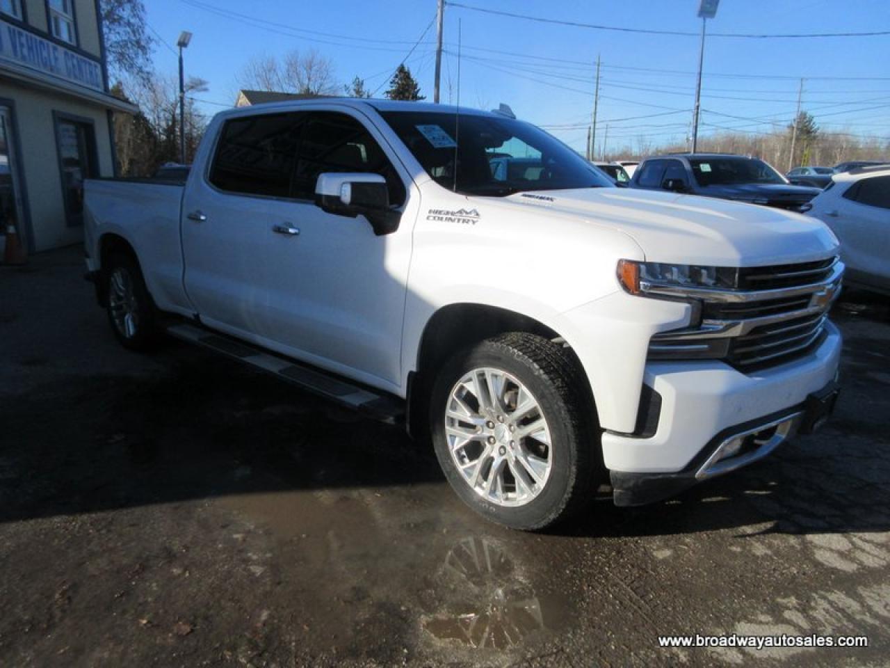2020 Chevrolet Silverado 1500 LOADED HIGH-COUNTRY-EDITION 5 PASSENGER 3.0L - DURAMAX.. 4X4.. CREW-CAB.. SHORTY.. NAVIGATION.. LEATHER.. HEATED SEATS & WHEEL.. BOSE-PREMIUM-AUDIO.. Photo4
